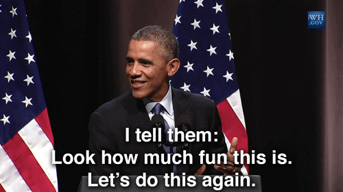 barack obama fun GIF by Obama