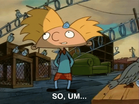 The main character in the Hey Arnold cartoon show says 'so ill see you tomorrow like around the same time?'