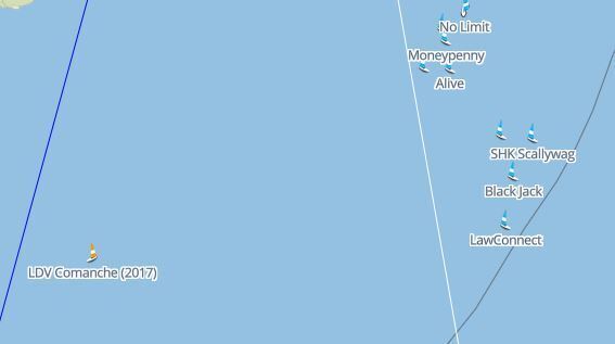 sydney to hobart yacht map